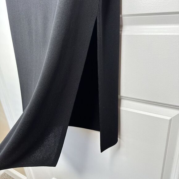 Exclusively Misook 36" Straight Knit Skirt in Black M - Picture 8 of 10